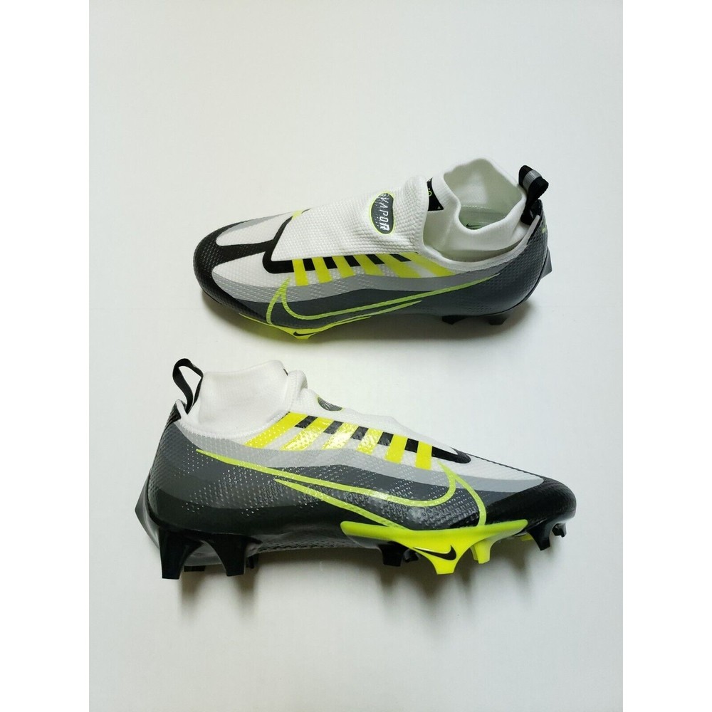 Nike Vapor Edge Pro 360 Shoes Men's 7.5 Cleats Black Gray Volt White DQ3670-071